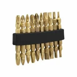 Bittenset 10 Delig Chrome Vanadium*