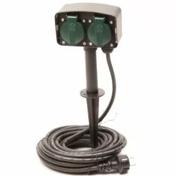 Tuincontactdoos Met Spies, 10 M.