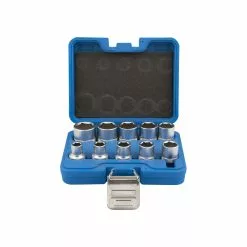 Doppenset 1/2" 10-delig INCH